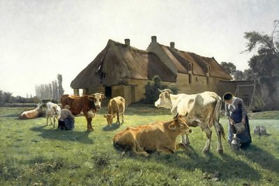 A Farm in Venoix by Christian Eriksen Skredsvig